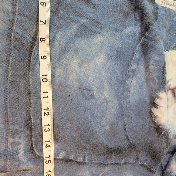 The Mountain Kitten Kitty Overalls Vintage Y2K Tie Dye Graphic Tee Men's Size L - Picture 14 of 16